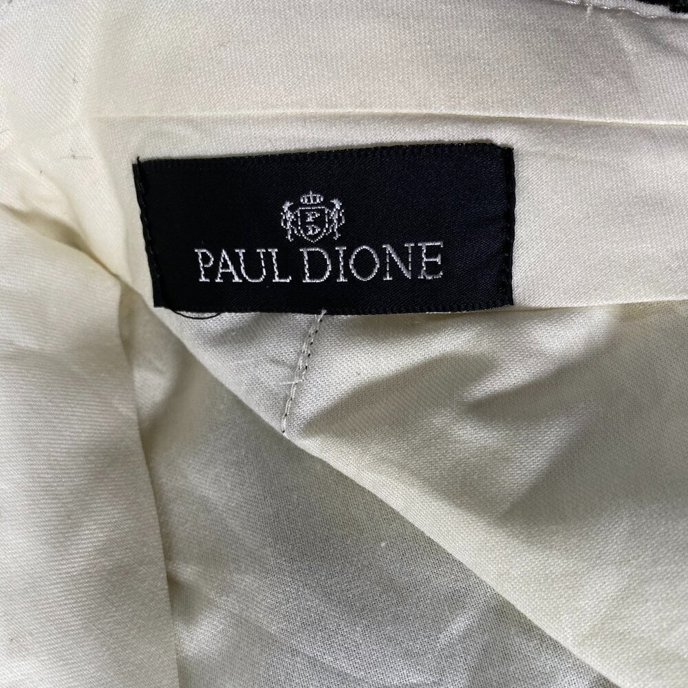 Paul Dione 100% Worsted Wool Pleated Dress Pants Men's 36 Mid Rise Green Office - Picture 5 of 16